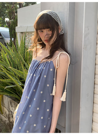 Tassel suspender dress
