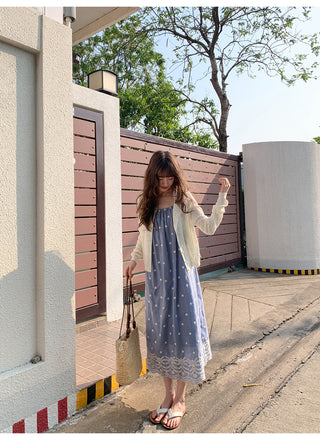 Tassel suspender dress