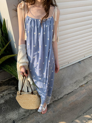 Tassel suspender dress