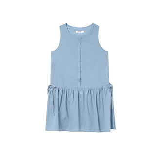 Drawstring vest dress