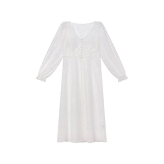 Lace embroidery cardigan