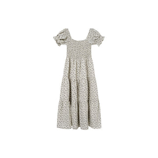 Puff sleeve floral dress