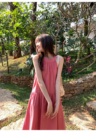 Spaghetti strap swing dress