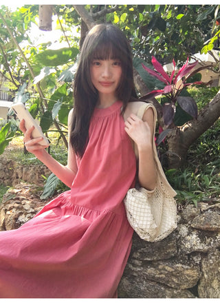 Spaghetti strap swing dress