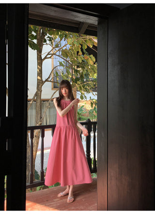 Spaghetti strap swing dress
