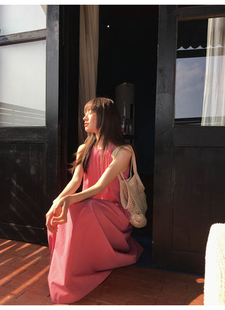 Spaghetti strap swing dress