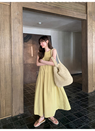 Spaghetti strap swing dress