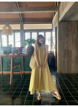 Spaghetti strap swing dress