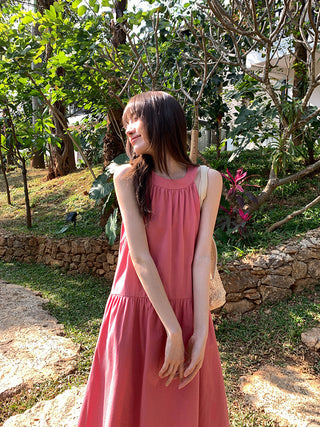 Spaghetti strap swing dress