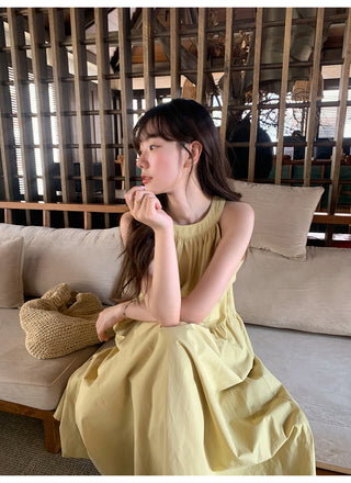 Spaghetti strap swing dress