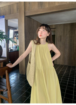 Spaghetti strap swing dress