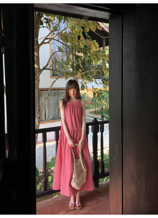 Spaghetti strap swing dress