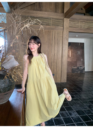 Spaghetti strap swing dress