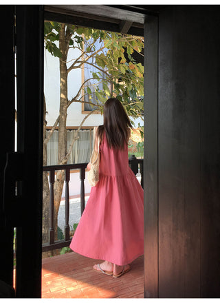 Spaghetti strap swing dress