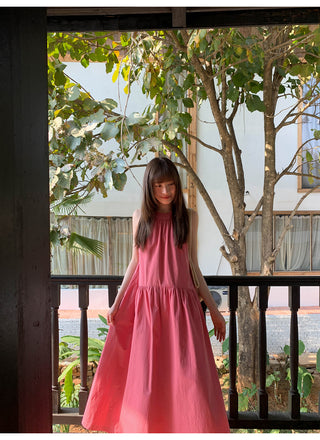 Spaghetti strap swing dress