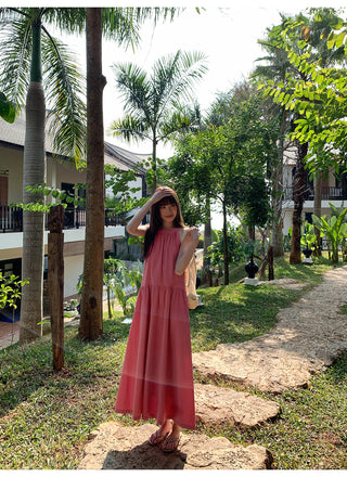 Spaghetti strap swing dress