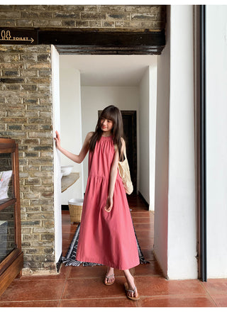 Spaghetti strap swing dress