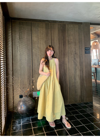 Spaghetti strap swing dress