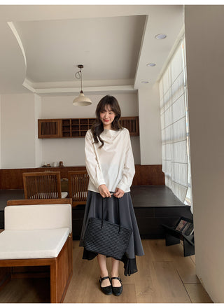 Irregular hem dress