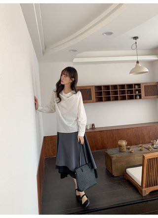 Irregular hem dress