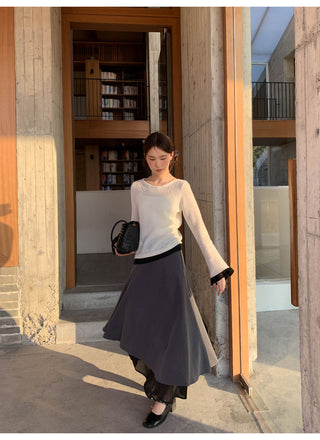 Irregular hem dress