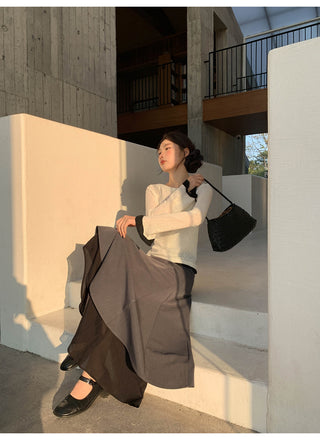 Irregular hem dress