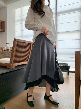 Irregular hem dress