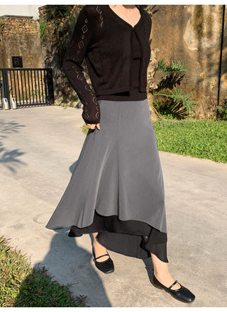 Irregular hem dress