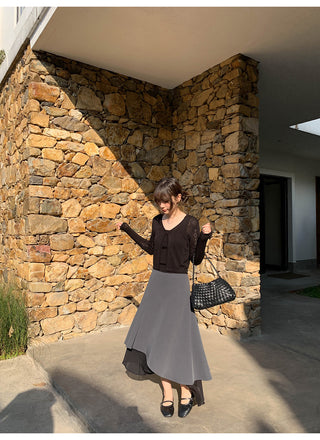 Irregular hem dress