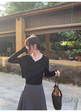 Irregular hem dress