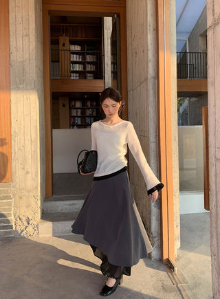 Irregular hem dress