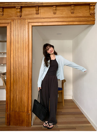 Hooded cardigan
