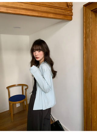 Hooded cardigan