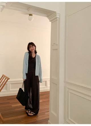 Hooded cardigan