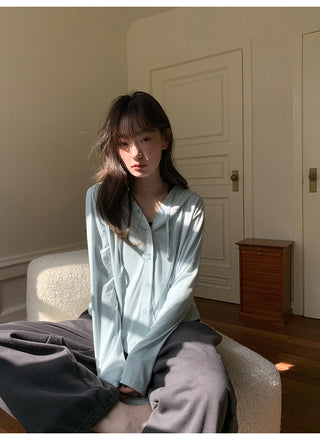 Hooded cardigan