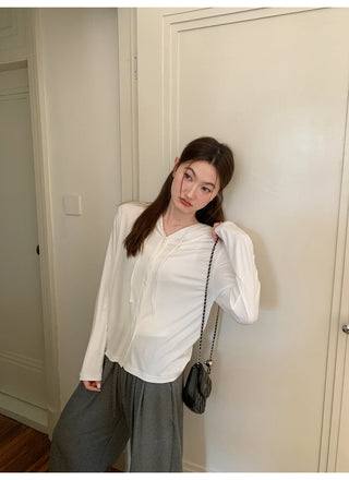 Hooded cardigan