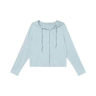 Hooded cardigan