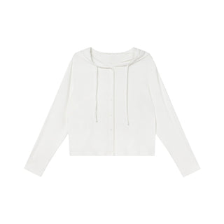 Hooded cardigan