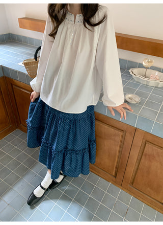 Polka dot skirt