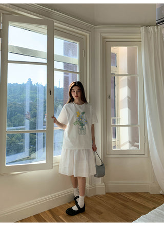French pleat dress