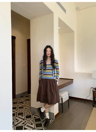 French pleat dress