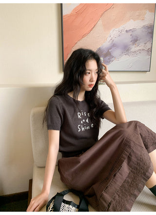 French pleat dress