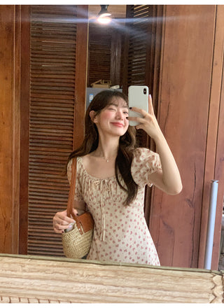 Floral tea dress