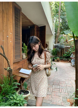 Floral tea dress