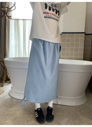 elastic lace skirt