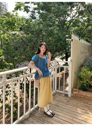 elastic lace skirt
