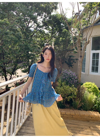 elastic lace skirt