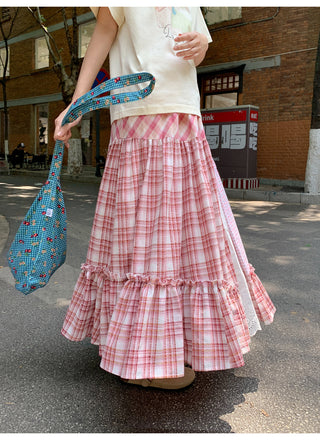 three plaid dress
