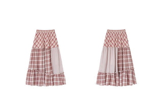 three plaid dress