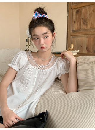 polka dot shirt
